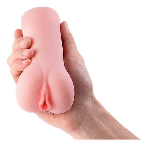 Masturbador masculino, chupada, vagina, vagina, masturbación con la mano, excita, color beige