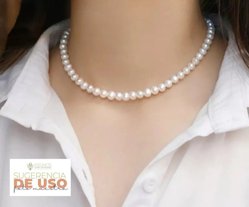 2 Collar De Perlas Minimalista Aesthetic Hombre Y Mujer Moda