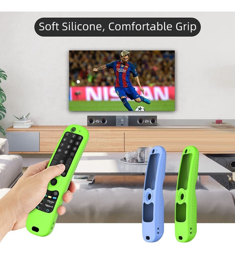 Imagen 2 de 3 de Fundas De Silicona LG Magic Remote Control 2021 + Sujetador