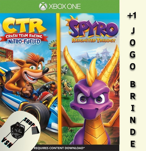 Crash Team Racing Nitro-fueled + Spyro - Xbox One Digital