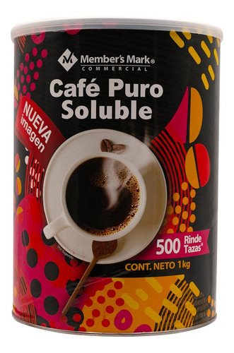 Café Puro Soluble 1 Kg Member's Mark