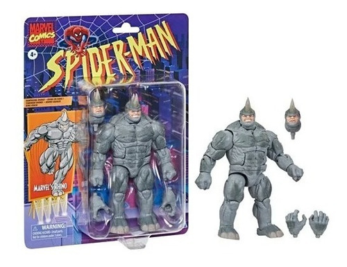 Figura De Acción Marvel Comics Spider-man Rhino +3