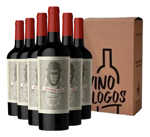 Vino Gran Sombrero Malbec Caja X6 - Oferta Vinologos