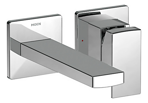 Monomando A Muro Para Lavabo Marca Moen Linea Medora Cromo Acabado Cromado