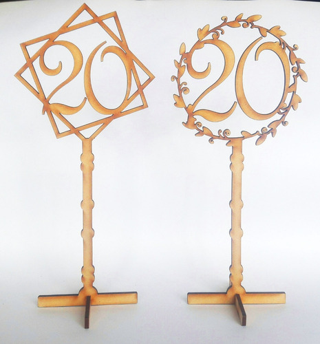 Numeros Para Mesa Invitados Eventos Varios Diseño 10 Piezas