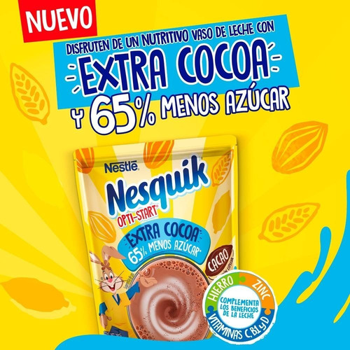 Nesquik Alimento En Polvo Reducido En AzĂșcar Extra Cocoa