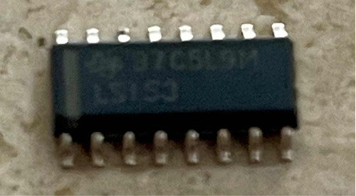 Sn74ls153m Circuito Smd Dual Sel-datos/mux 4 A 1 Lineas