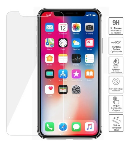 Funda Powercase + Mica Cristal Para iPhone 12 Pro 12 Max