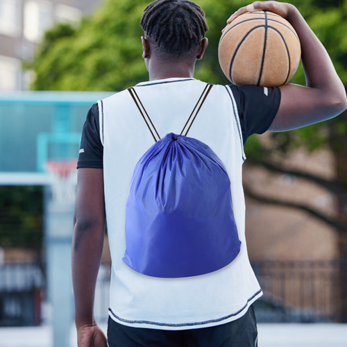 10pzs Morral Bolsas Lona Cuellera Viaje Bolsas Con Cordón