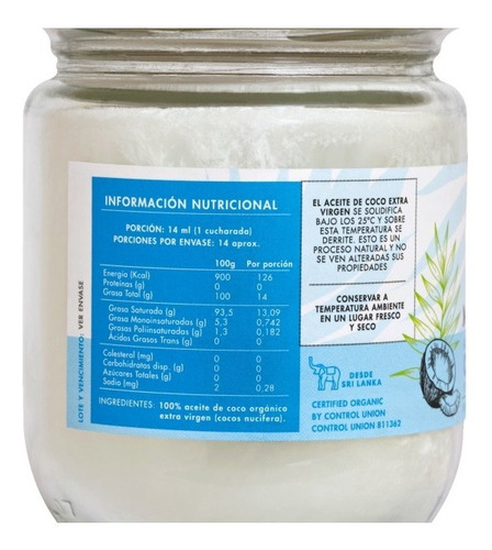 Packx3 Aceite De Coco Organico 200ml Prensado Al Frio Manare