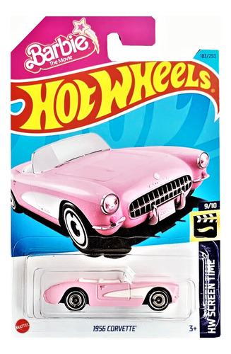 Hotwheels 1956 Corvette #183 2023 Barbie The Movie