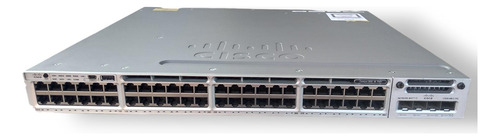 Switch Cisco C3850 48p Poe + 4p Sfp 10g 2 Fontes - Impecável