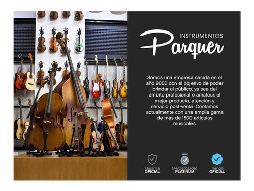 Imagen 4 de 7 de Ukelele Electroacustico Parquer Soprano Eq Funda Uk160eq