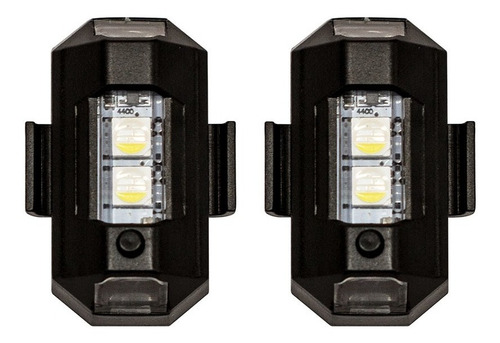 Imagen 2 de 10 de Mini Plafon Led Destellador Rgb Bici Moto Dron Recargable X2