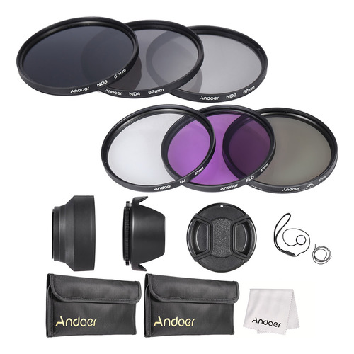 Capuchas Limpiadoras De Lentes Nd Lens Uv+cpl+fld+nd (nd2) Y