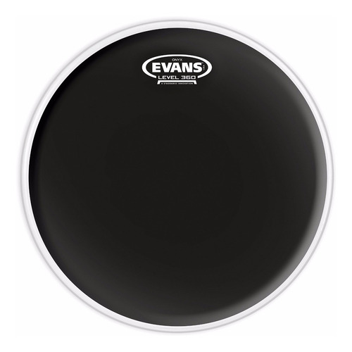 Parche Evans Onyx Arenado Color Negro 12 Para Tom De Bateria