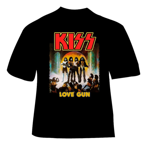 Polera Kiss - Ver 25 - Love Gun