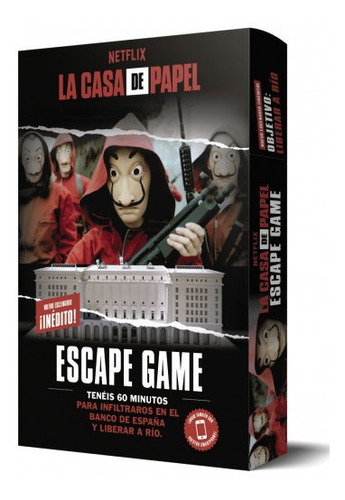 La Casa De Papel. Escape Game. Objetivo  Liberar A Rio