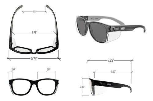 Gafas De Seguridad Antivaho Magid Gemstone Y50 Performance C