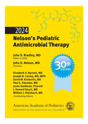 Libro: 2024 Nelsons Pediatric Antimicrobial Therapy