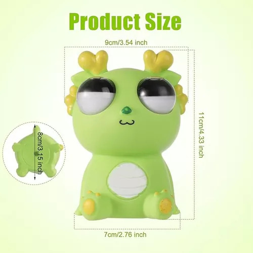 2 Piezas Escuuchi Squishy Kawaii Antiestrés Elástico Juguete Color Naranja