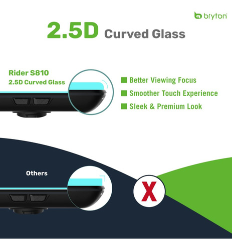 Ciclómetro Bryton Rider S810 Gps Pantalla Táctil 3.5 Pulgada Negro