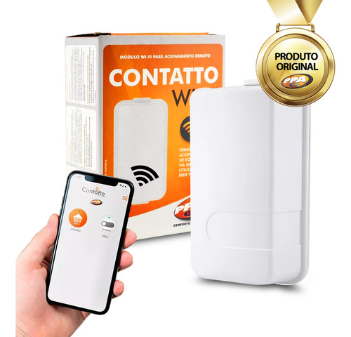 Contatto Wi-fi Ppa Acesso Pelo Celular Portão Alarme Cerca