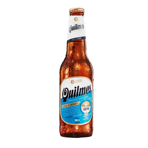 Imagen 1 de 1 de Cerveza Quilmes Clásica American Adjunct Lager rubia 340 mL