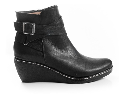 Botas Botitas Botinetas Zapatos Mujer Cuero Taco Chino 