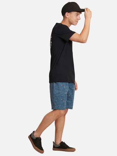 Bermuda Jogger Tribal Blue Young Multicolor Maui And Sons