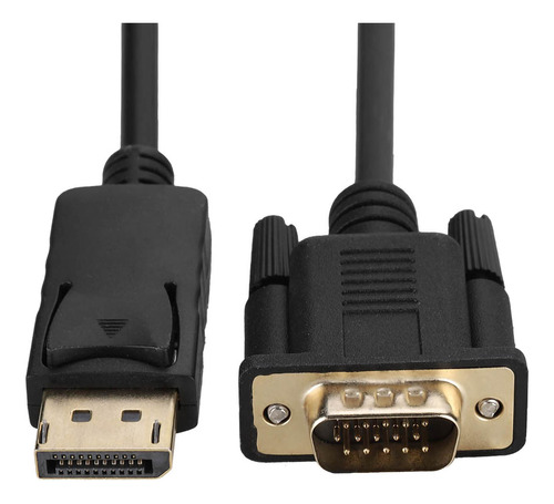 Adaptador Convertidor De Cable Displayport A Vga Hd 1080p De