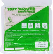 Comprar Paños Jabonosos Descartable Soft Shower C\u002F Clorhexidina X10u