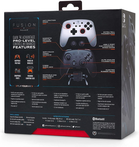 Imagen 9 de 9 de Control Powera Fusion Pro Wireless Nintendo Switch Bluetooth