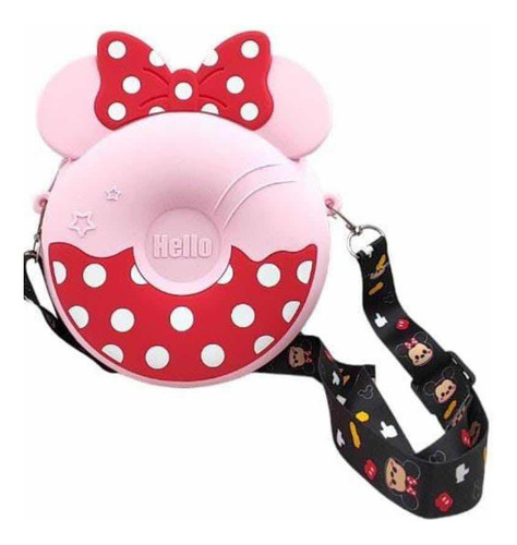 Bolsos De Goma Color Rosa Para Niñas De Minnie Mouse