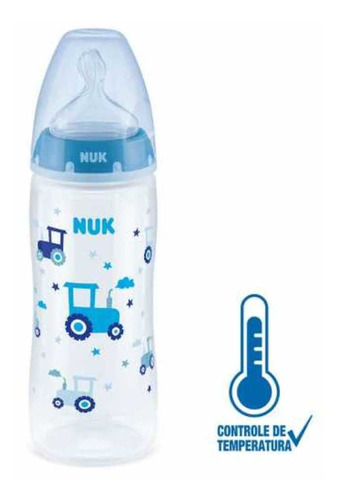 Mamadeira First C. Controle De Temperatura S2 Boy 300ml-nuk