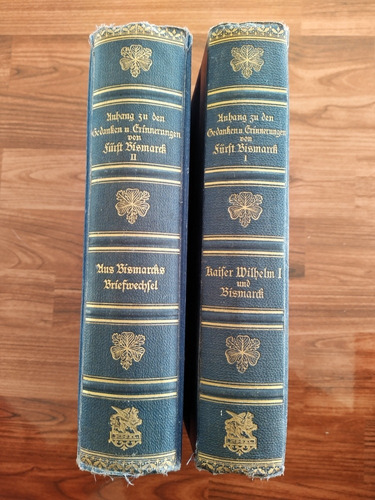 Bismarck Y Guillermo I, Libros Antiguos, Alemán