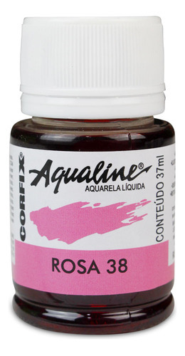 Tinta Aquarela Aqualine Corfix 37ml Cor Rosa - 38