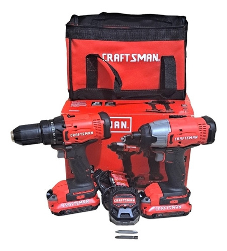 Kit De Taladros Inalambricos Craftsman 20v 