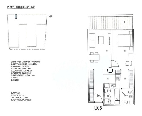 Imagen 23 de 30 de Terrazas De Volcán · Complejo 100% Amenities! 2 Ambientes Suite Toil