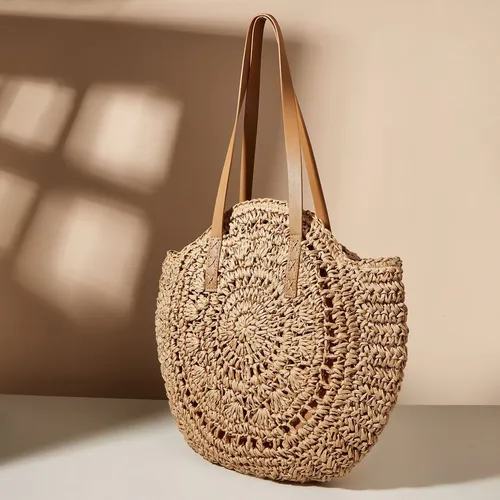 Bolsa tejida circular new arrivals