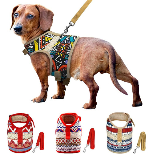 Muttitude Dog Harness & Leash Set Para Razas Pequeñas (grand