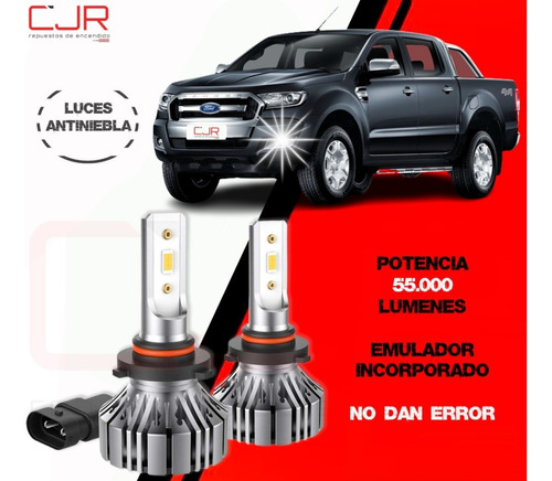 Lampara Cree Led Ford Ranger Auxiliar Canbus 60.000 Lumenes