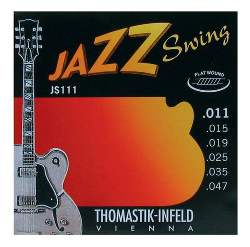 Thomastik Js111 Jazz 011 Encordado Guitarra Flat Lisas