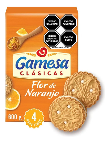 Galletas Gamesa Flor De Naranjo 600g