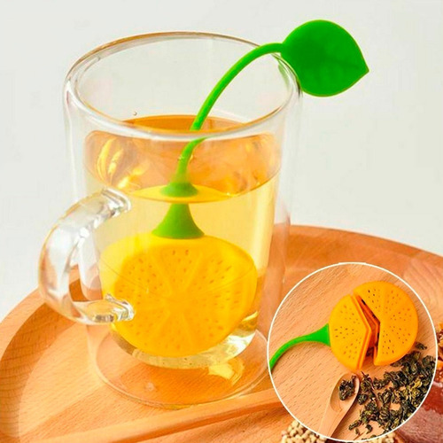 Infusor de té amarillo