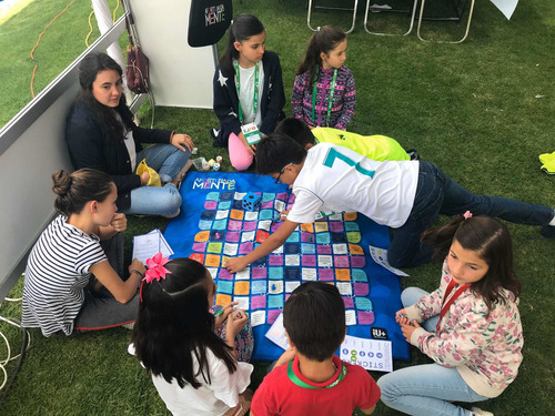 Afortunadamente Jumbo 120x120 Juego Finanzas Niños Original