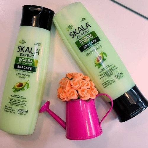 Kit Skala Shampoo Y Acondicionador Sin Sal Abacate