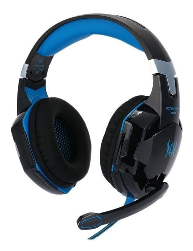 Imagen 1 de 9 de Auriculares Gamer Con Micrófono Y Led