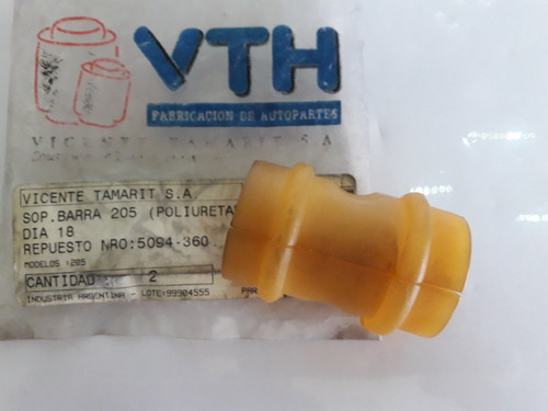 Buje Barra Estabilizadora Vth Peugeot 205 (18 Mm) Transp.