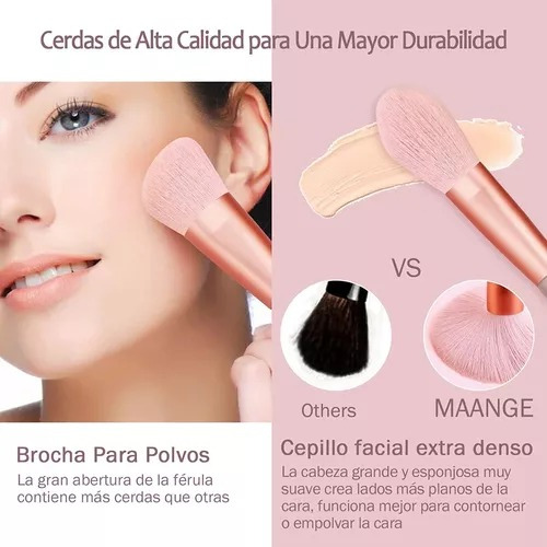 13 Pcs Brochas De Maquillaje Profesional Set De Brochas